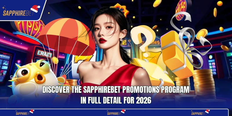 Discover the Sapphirebet promotions program in full detail for 2026