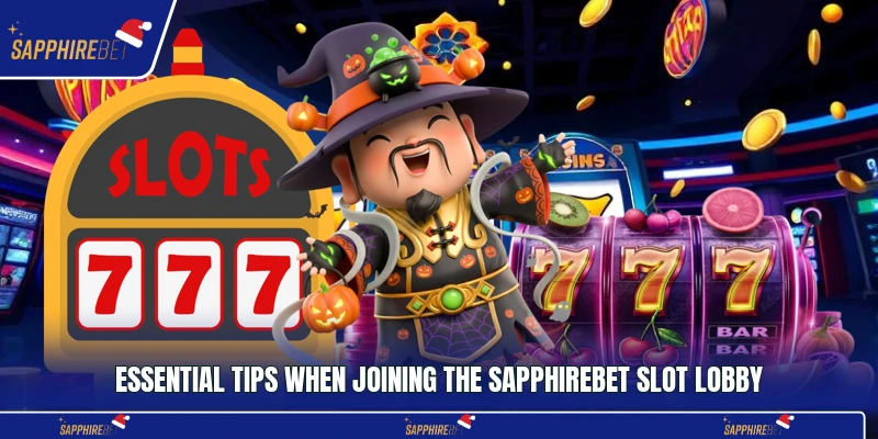 Sapphirebet Slots 3 Essential tips when joining the Sapphirebet slot lobby