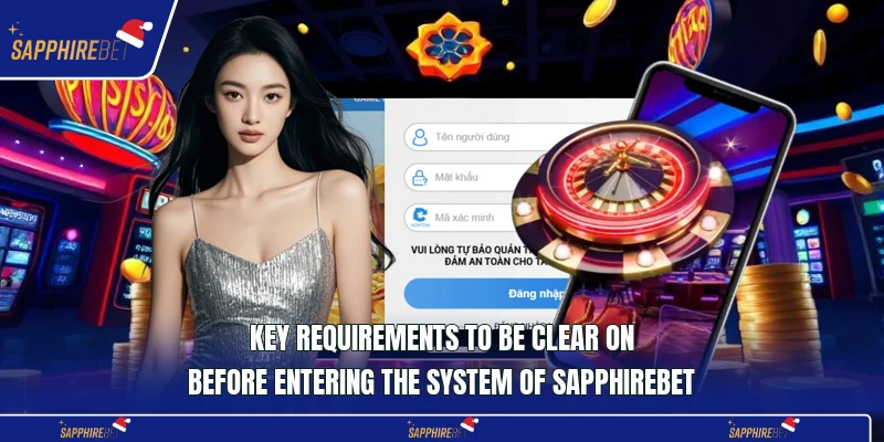 Key requirements to be clear on before entering the system of Sapphirebet