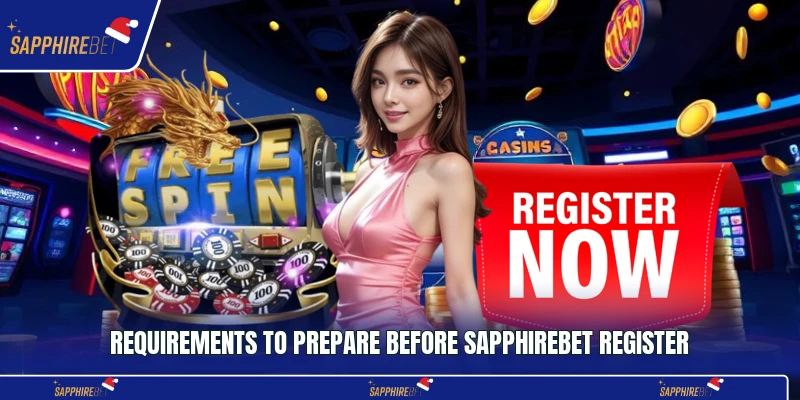Requirements to prepare before Sapphirebet register
