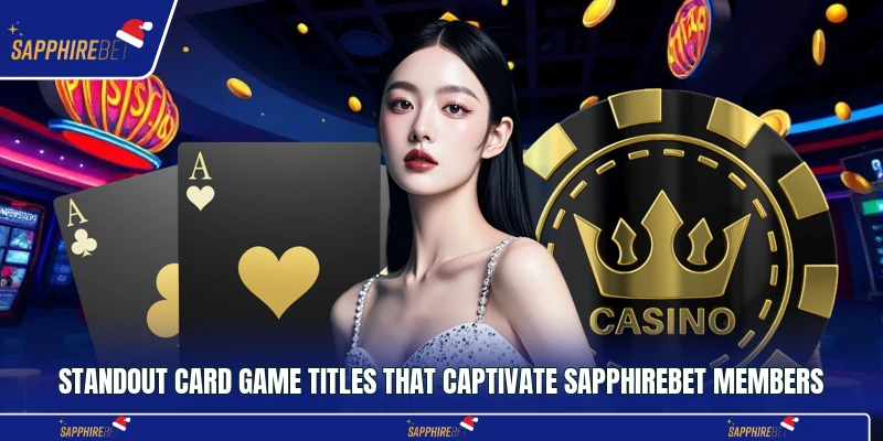 Standout card game titles that captivate Sapphirebet members